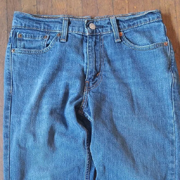 Levi's Blue Straight Jeans Timeless Style - Picture 6 of 13